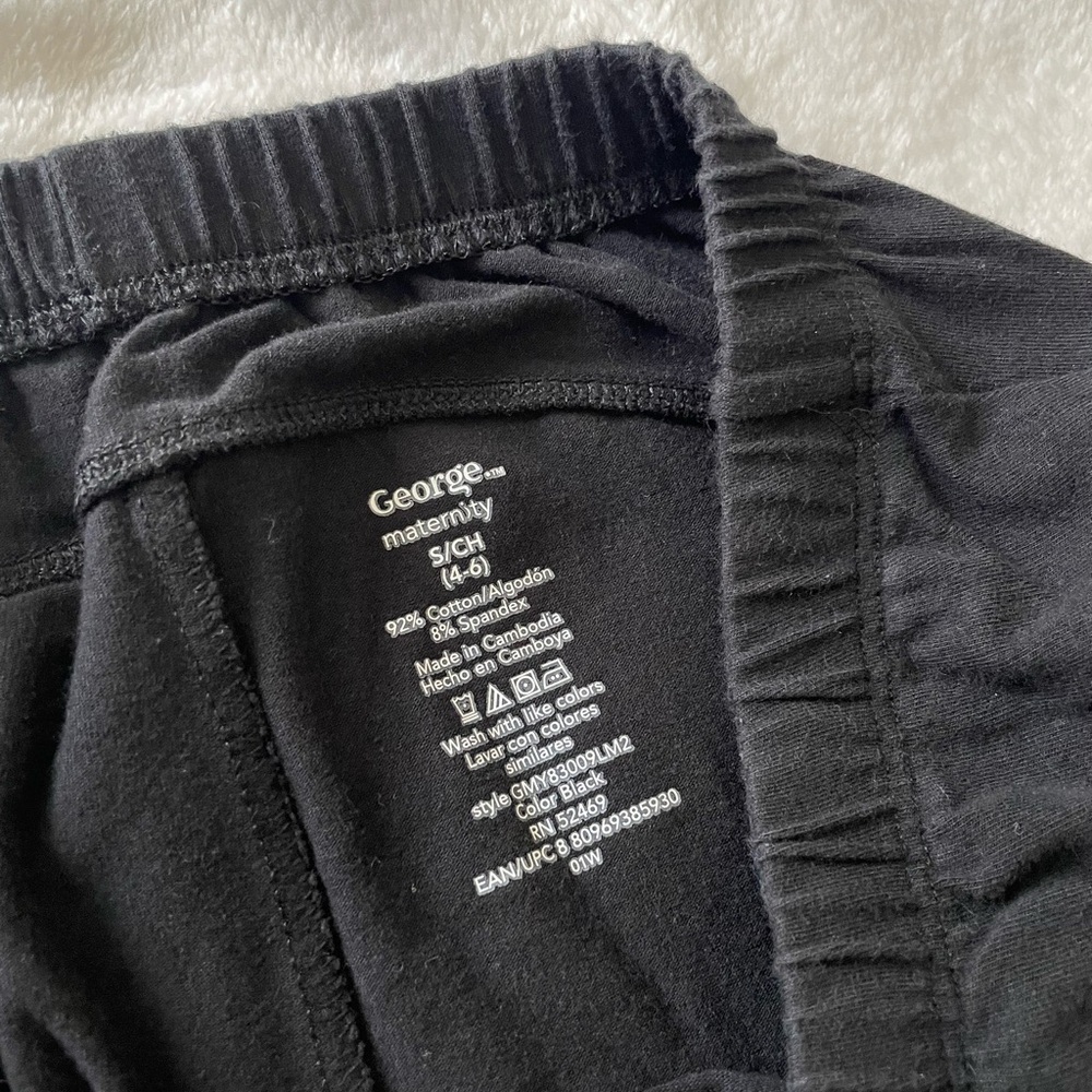 George Maternity Black Leggings size small - Picture 3 of 4